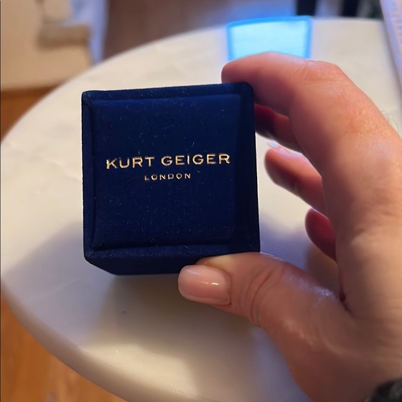 Kurt Geiger Gold Ring with Gemstones - Picture 6 of 6